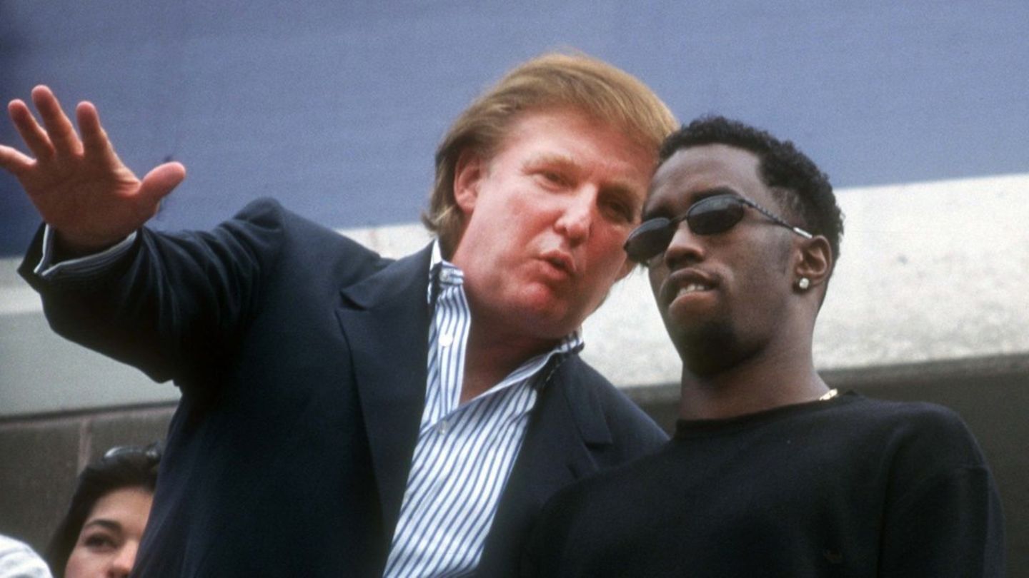 Donald Trump und Sean "Diddy" Combs kennen sich seit vielen Jahren - hier ein Bild aus dem Jahr 1997.