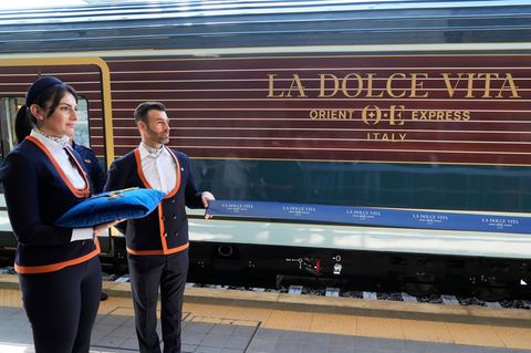 "La Dolce Vita Orient Express": Neuer Luxus-Zug rollt durch Italien