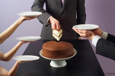 Kuchenverteilung