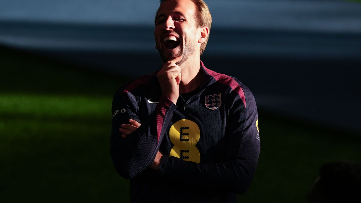 Harry Kane kann sich eine Vertragsverlängerung beim FC Bayern vorstellen Foto: Martin Rickett/PA Wire/dpa