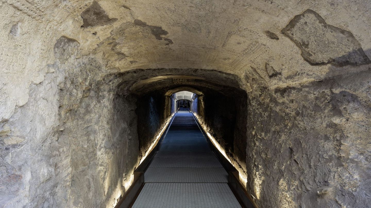 Der Gang wurde im 19. Jahrhundert entdeckt und ausgegraben. Foto: Simona Murrone/Parco Archeologico del Colosseo/dpa