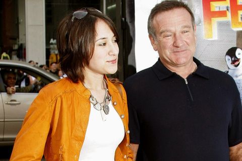 Robin Williams im Jahr 2006 mit seiner Tochter Zelda Williams, die heute 36 Jahre alt ist.
