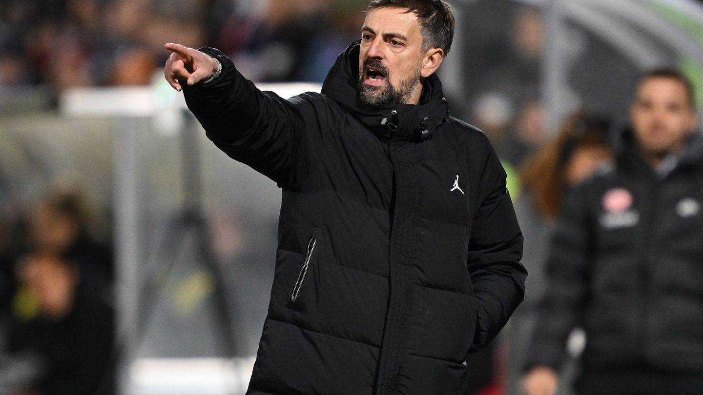Eintracht-Trainer Niko Arnautis. Foto: Arne Dedert/dpa