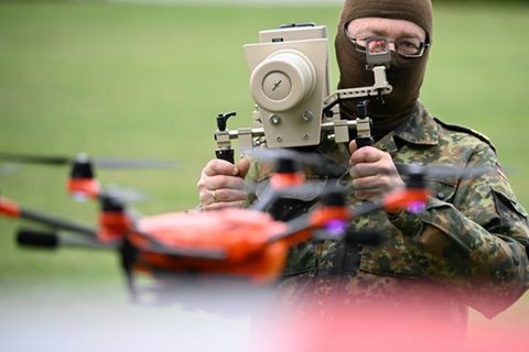 Bundeswehr probt Drohnenabschuss