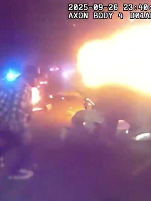 Illegales Rennen endet in Flammen – Raser-Auto explodiert nach Überholmanöver