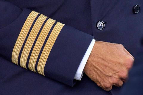 Ärmel eines Piloten