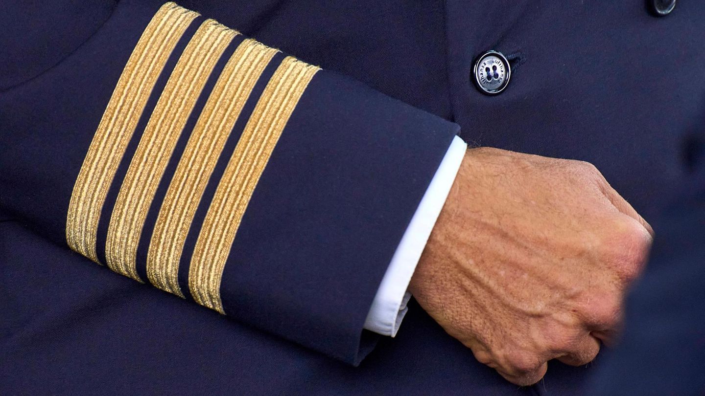 Ärmel eines Piloten