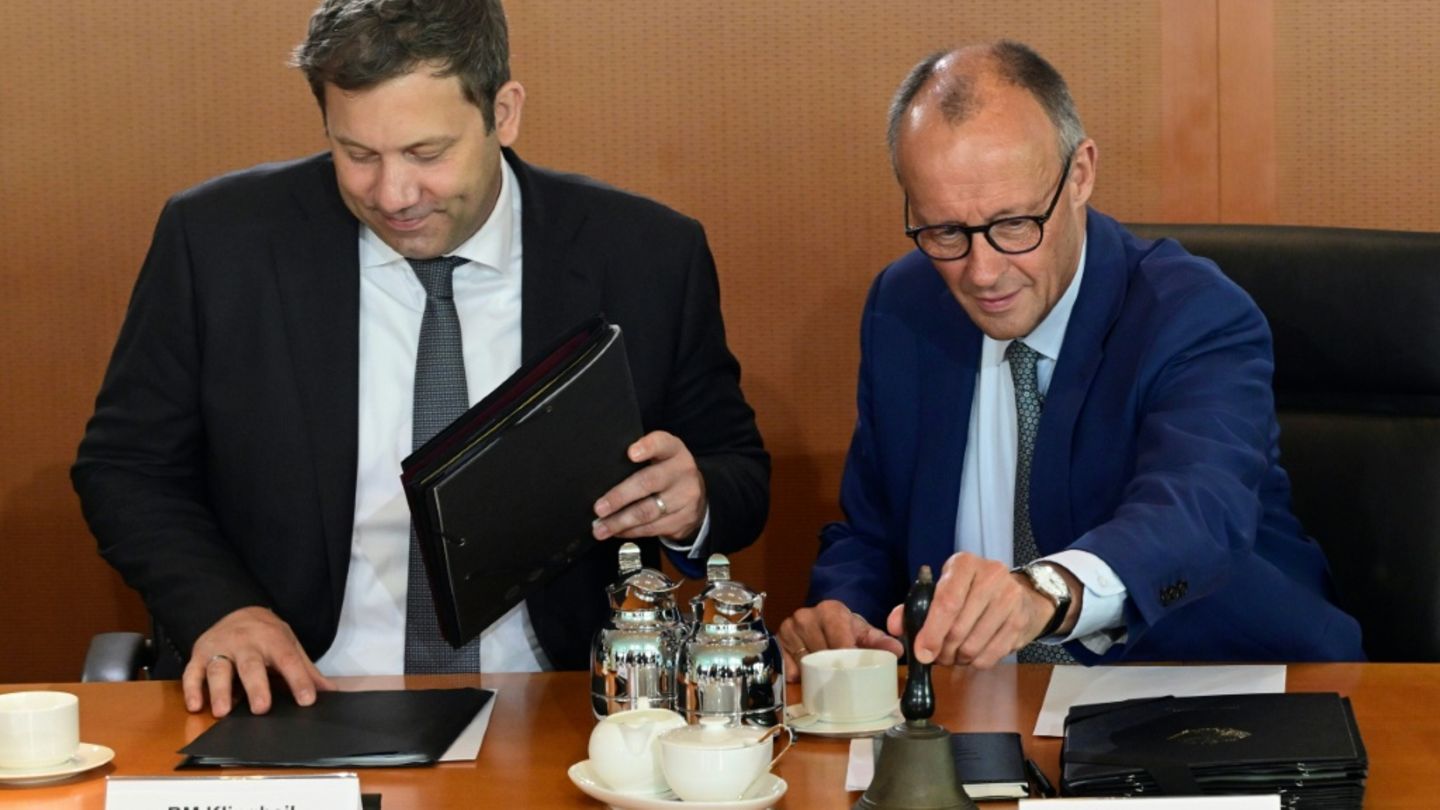 Vizekanzler Klingbeil und Kanzler Merz