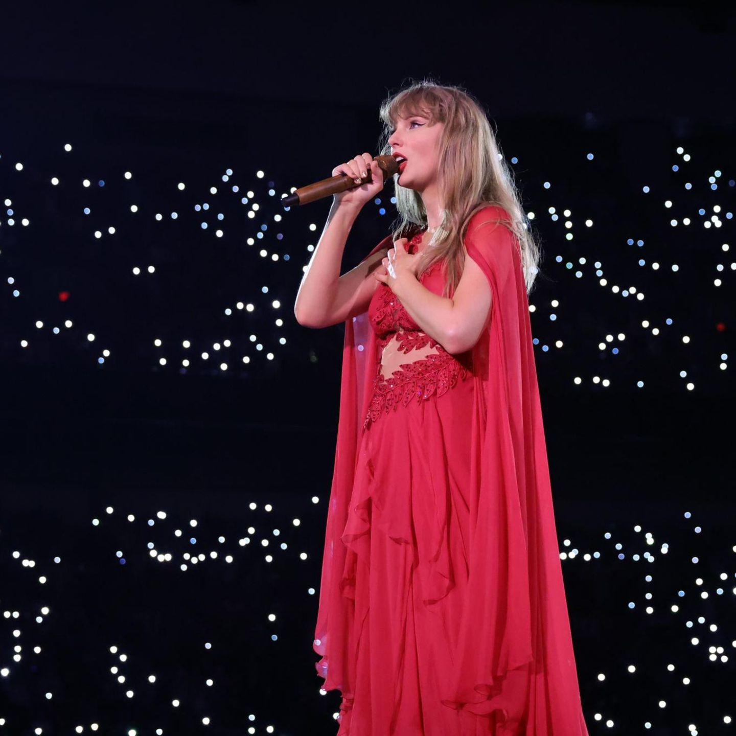 Taylor Swift bei einem Auftritt in Vancouver während ihrer "Eras Tour"