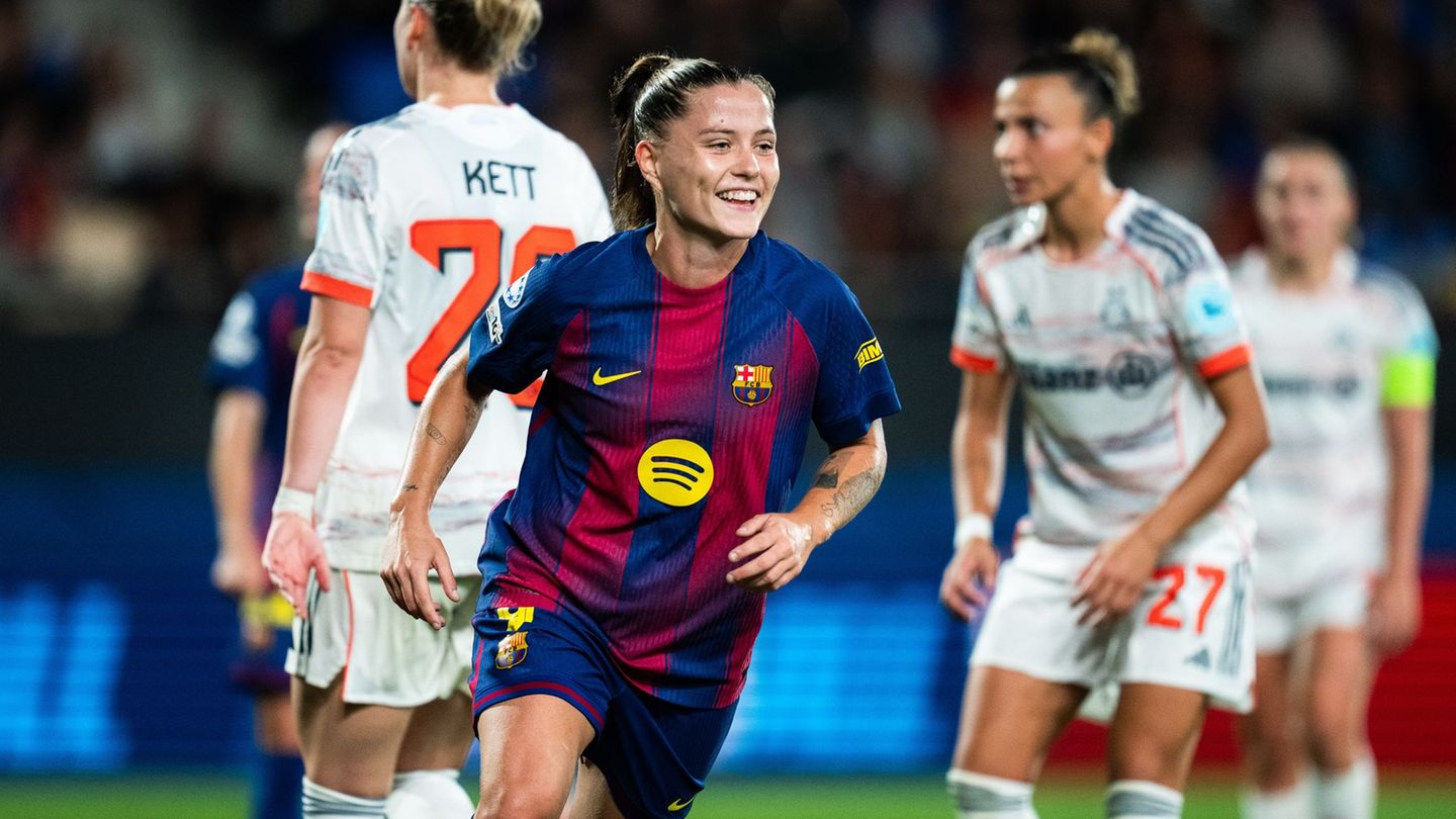 Barcelona und Claudia Pina drehen gegen die Bayern auf Foto: Joan Gosa/XinHua/dpa