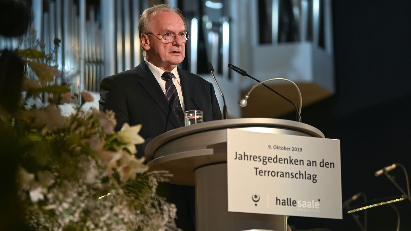 Haseloff mahnt klare Haltung gegen Hass an (Archivbild) Foto: Heiko Rebsch/dpa