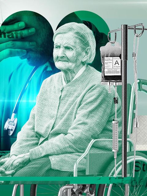 Eine Illustration zu den Misständen im Pflegeheim