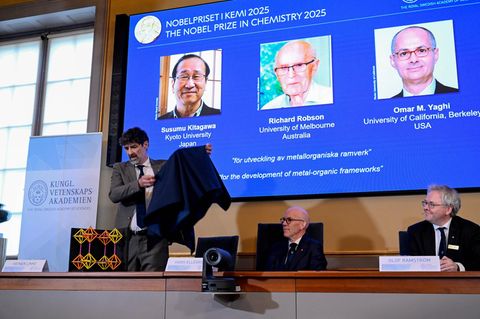 Verkündung des Nobelpreises für Chemie 2025