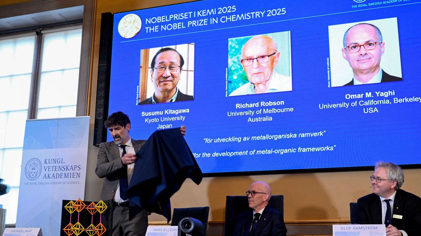 Verkündung des Nobelpreises für Chemie 2025