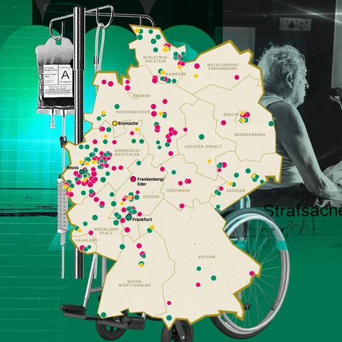 An illustrative map of affected Alloheim nursing homes