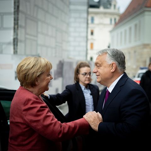 Visit to Budapest: Friendly reception in Budapest: Angela Merkel and Viktor Orbán last week