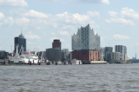 Blick auf Hamburg