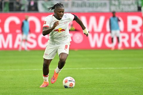 Johan Bakayoko traf für RB Leipzig auch im Testspiel gegen Dukla Prag. (Archiv) Foto: Swen Pförtner/dpa