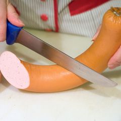Wann ist eine Wurst eine Wurst? Nach dem Willen des EU-Parlaments nur, wenn sie aus Fleisch besteht. (Symbolbild) Foto: Friso Ge