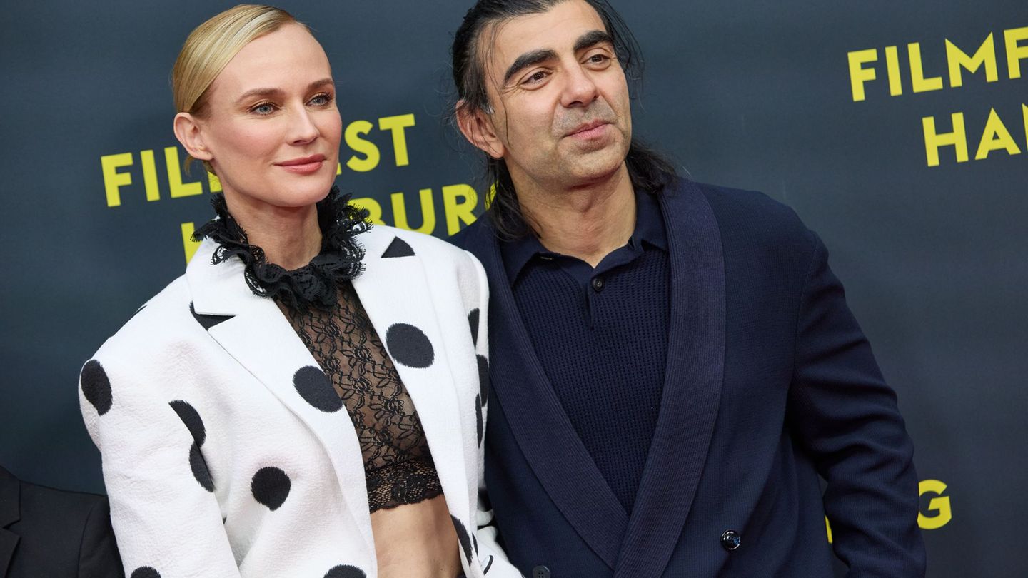Diane Kruger und Fatih Akin bei der "Amrum"-Deutschlandpremiere in Hamburg Ende September. (Archivbild) Foto: Georg Wendt/dpa