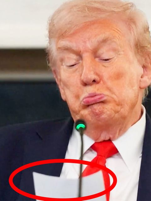 Friedensbotschaft überrascht Trump bei Pressekonferenz