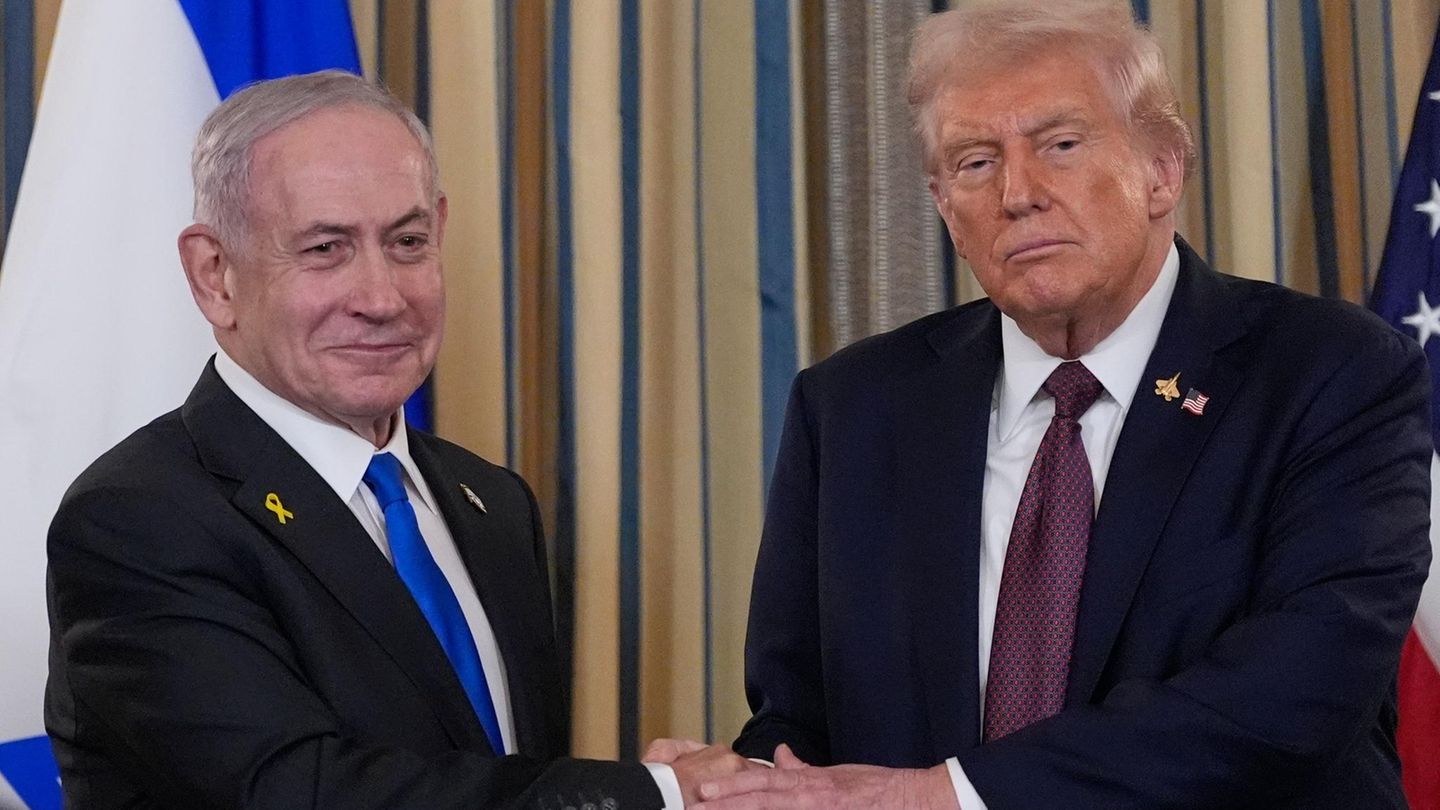 US-Präsident Donald Trump und Israels Premierminister Benjamin Netanjahu Ende September in Washington