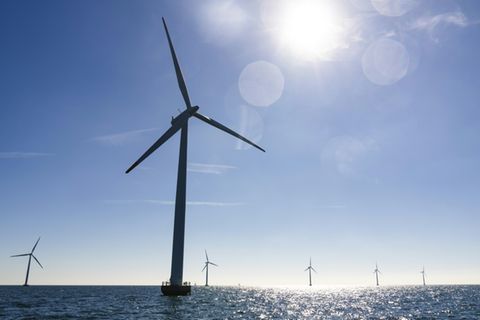 Offshore-Anlage vor dänischer Küste