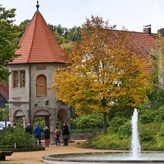 Das Brunnenhaus auf Schloss Bertholdsburg in Schleusingen entstand mit der Anlage des Schlossgartens vor rund 400 Jahren. Foto: