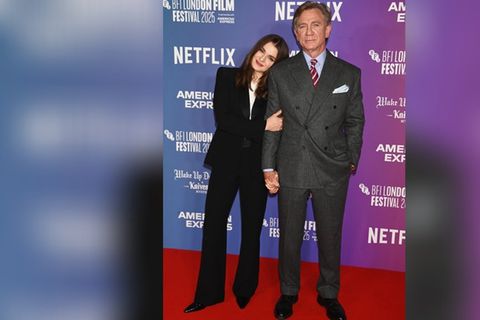 Rachel Weisz und Daniel Craig gemeinsam auf dem roten Teppich.