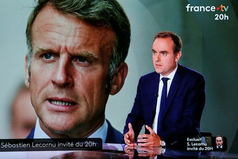 Emmanuel Macron und Sébastien Lecornu