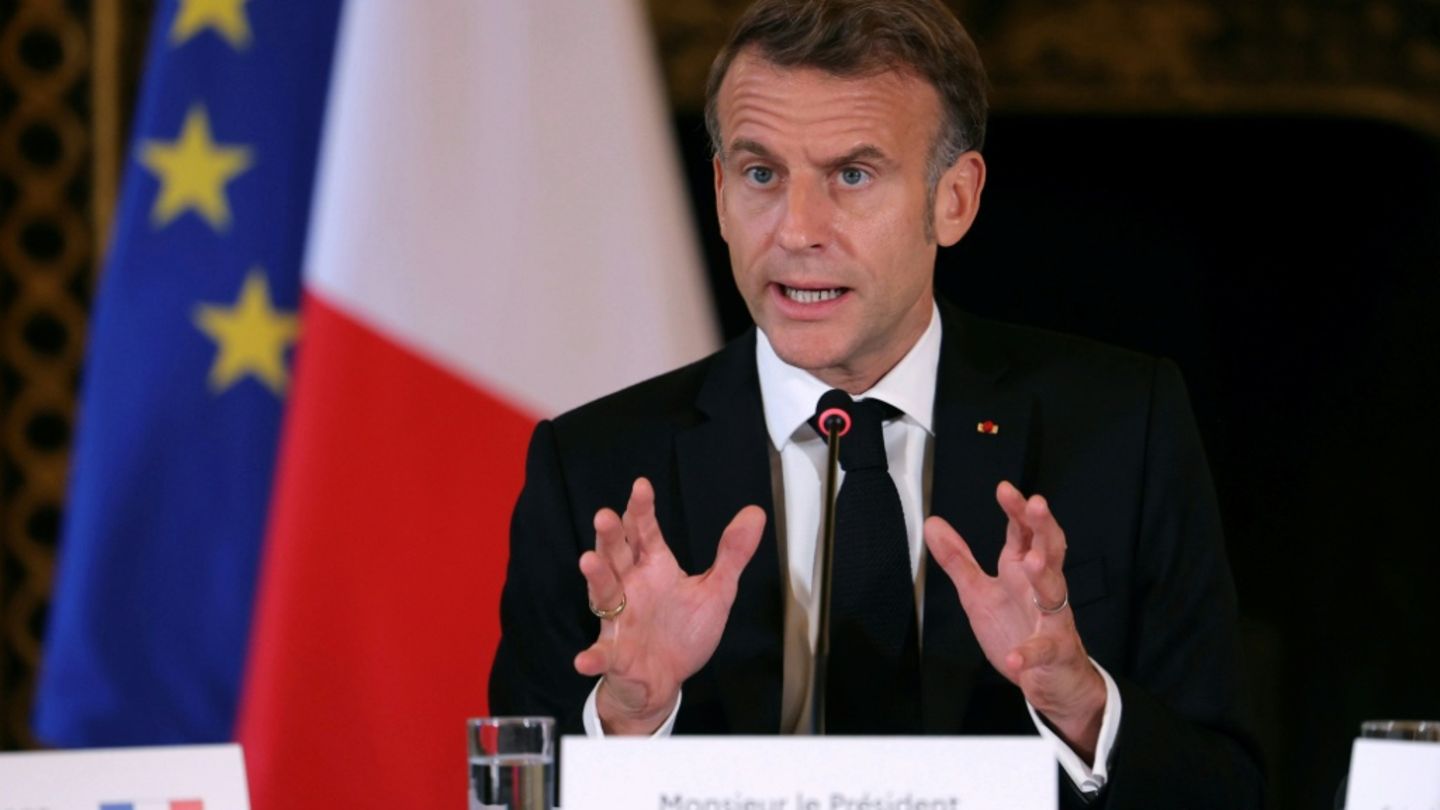 Frankreichs Präsident Emmanuel Macron in Paris