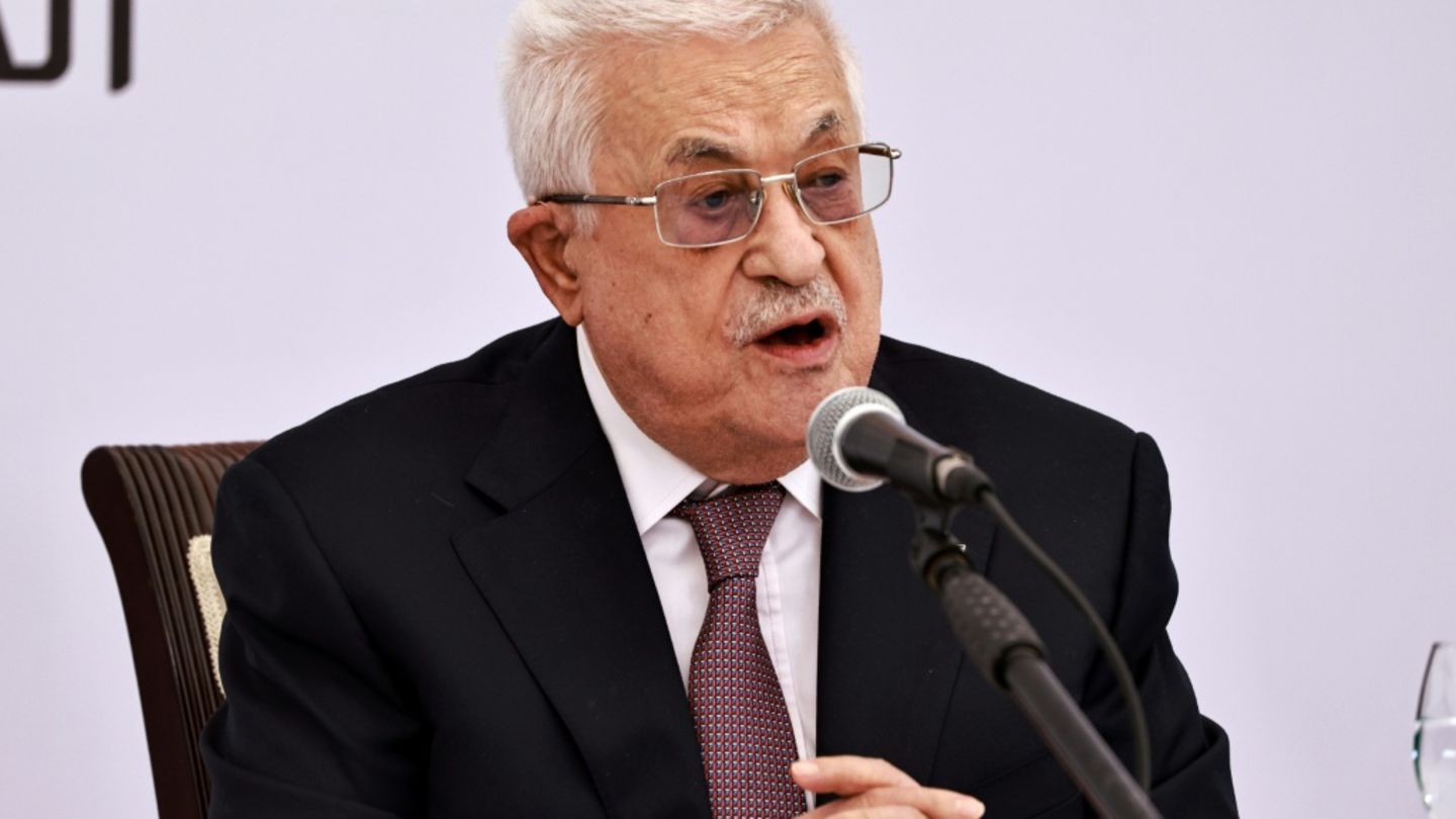 Palästinenserpräsident Abbas im Mai in Ramallah