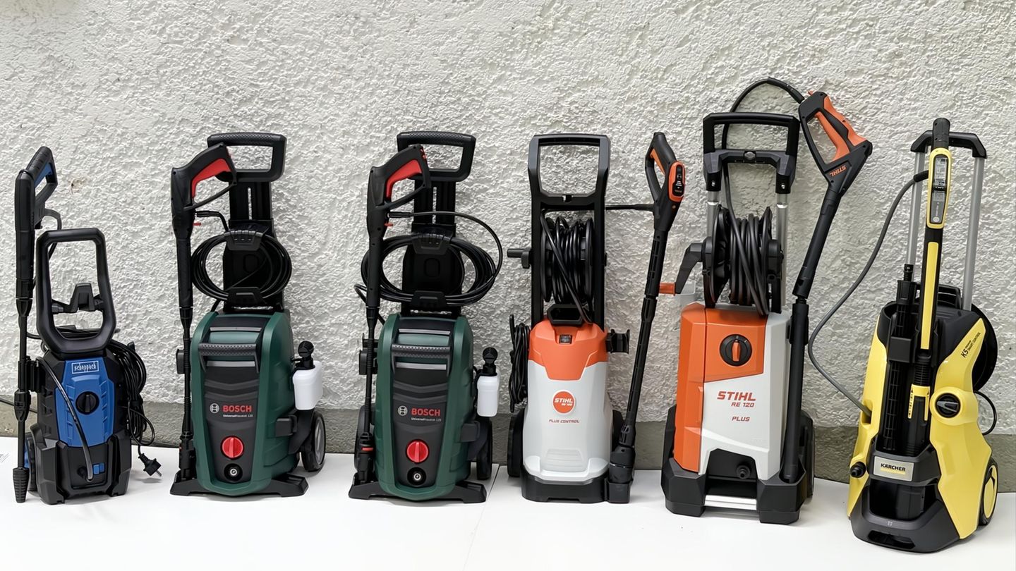 Entscheidungshilfe: Weg mit Laub und Dreck: Sechs Hochdruckreiniger im Härtetest