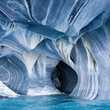 Fotowettbewerb: Geheimnisvolle Muster einer Marmorhöhle