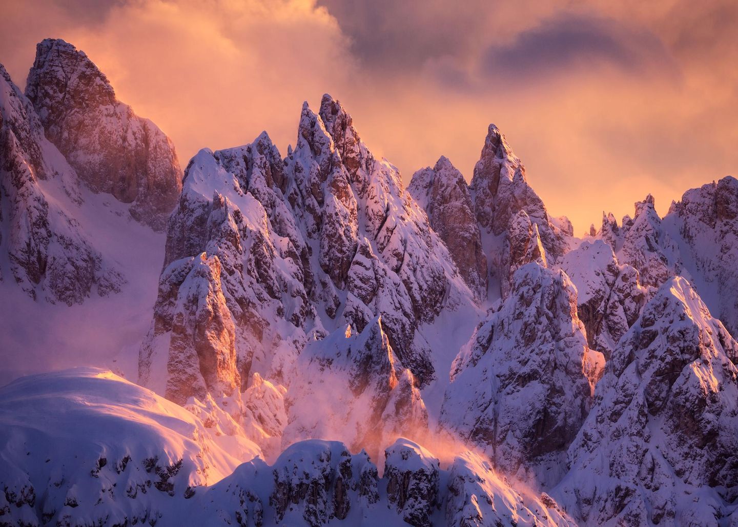 Fotowettbewerb: Alpenglühen in den italienischen Alpen