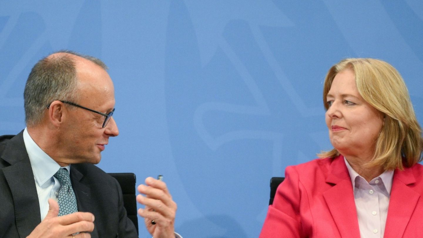 Bärbel Bas und Kanzler Merz