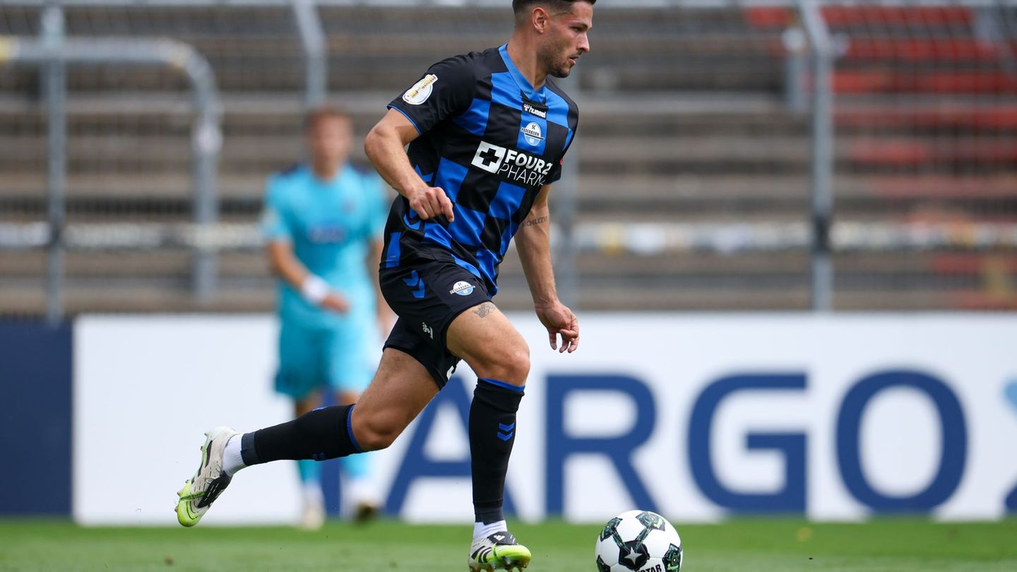 Marcel Hoffmeier soll noch lange in Paderborn spielen. Foto: Christoph Reichwein/dpa