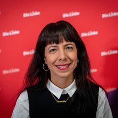 Elif Eralp soll die Berliner Linken in den Wahlkampf führen. Foto: Soeren Stache/dpa