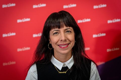Elif Eralp soll die Berliner Linken in den Wahlkampf führen. Foto: Soeren Stache/dpa