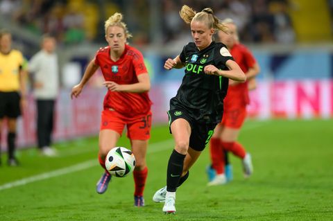 Fällt mehrere Wochen aus: Wolfsburgs Nationalspielerin Vivien Endemann. Foto: Robert Michael/dpa