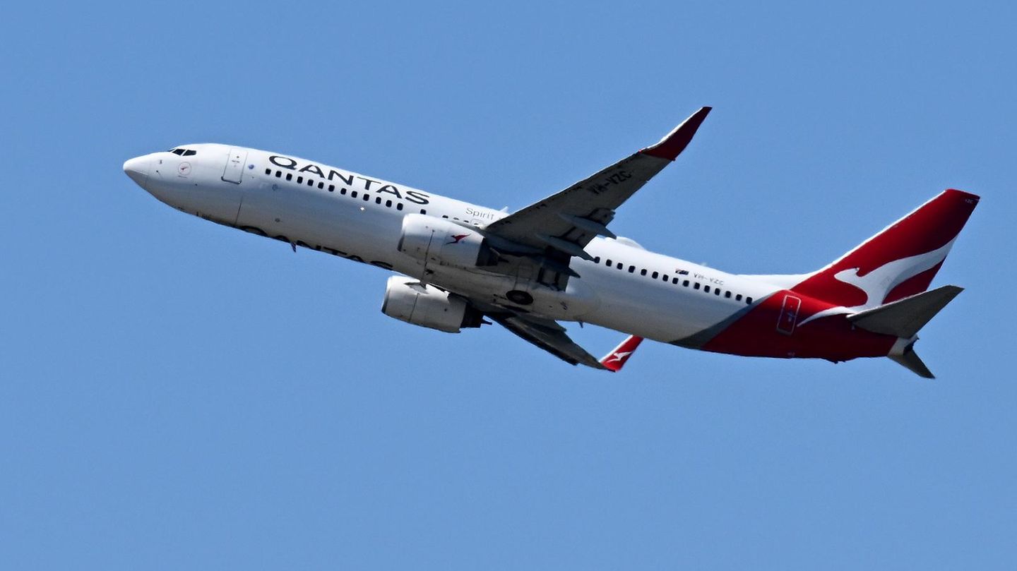 Qantas Flug Antarktis