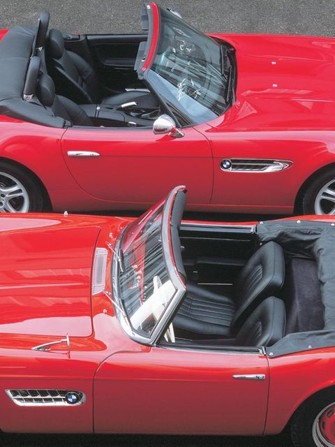 Ein BMW Z8 und ein BMW 507