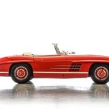 Ein 300 SL Cabrio in der Seitenansicht