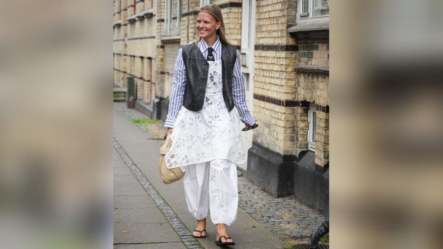 Layering look: How wearable is the dress-over-trousers comeback?