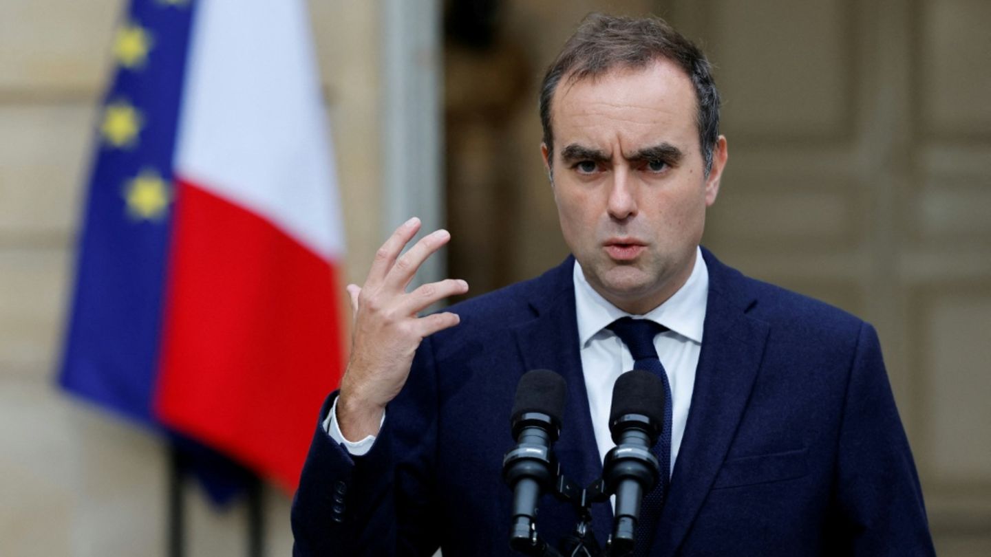 Sébastien Lecornu am Mittwoch in Paris