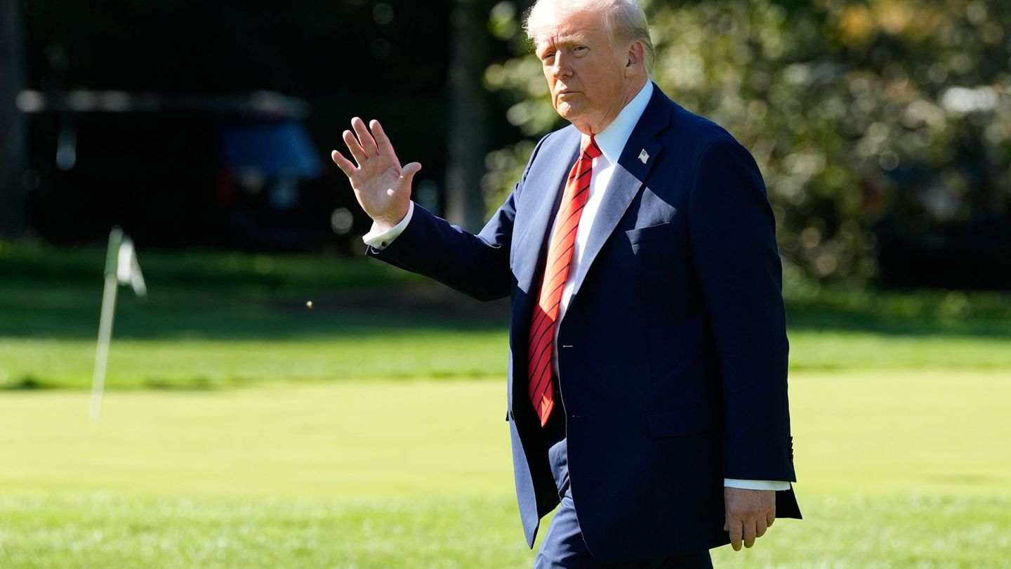 Trump kündigt zusätzliche Zölle für China in Höhe von 100 Prozent an. Foto: Alex Brandon/AP/dpa