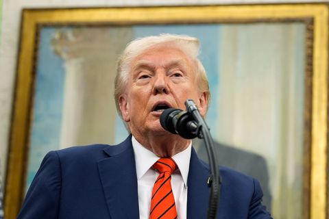 Trump reist am Sonntag in den Nahen Osten. Foto: Alex Brandon/AP/dpa