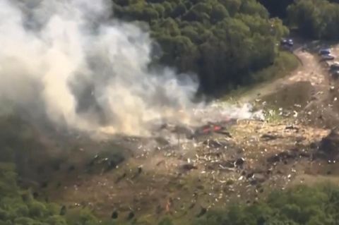 Völlige Zerstörung: Aufnahmen zeigen explodierte US-Fabrik in Tennessee