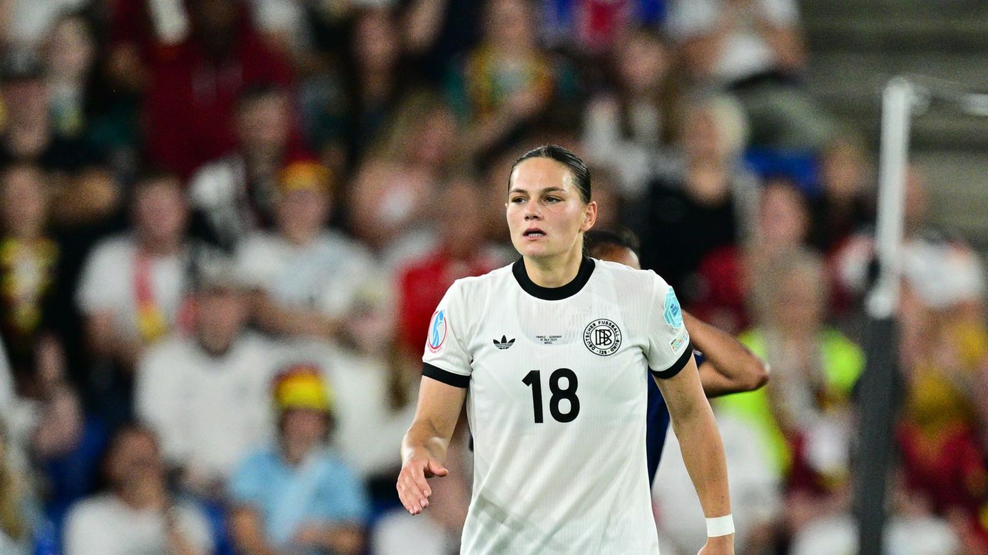 Leipzigs Giovanna Hoffmann könnte das Halbfinale der Nations League verpassen. Foto: Sebastian Christoph Gollnow/dpa