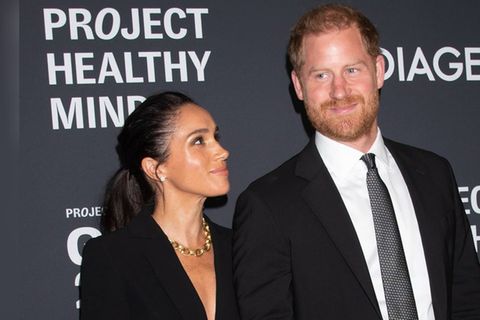 Herzogin Meghan und Prinz Harry bei ihrem Auftritt in New York.